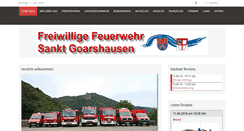 Desktop Screenshot of feuerwehr-sankt-goarshausen.de