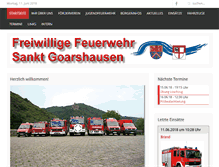 Tablet Screenshot of feuerwehr-sankt-goarshausen.de